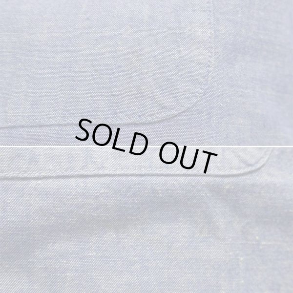 画像4: 60's ELY & WALKER S/S コットンシャンブレーシャツ (4)