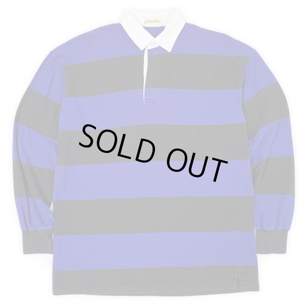 画像1: 90's ST JOHN'S BAY ボーダー柄 ラガーシャツ (1)