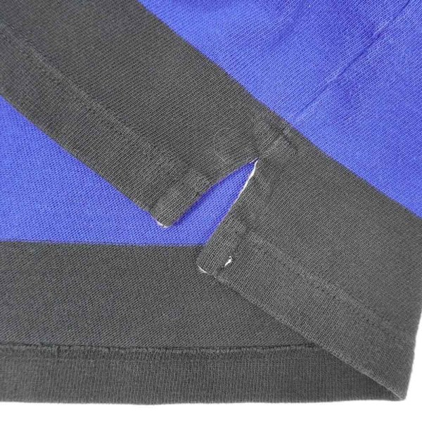 画像4: 90's ST JOHN'S BAY ボーダー柄 ラガーシャツ (4)