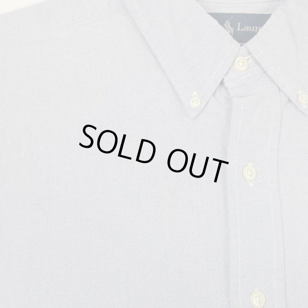 画像5: 90'S Polo Ralph Lauren ボタンダウンシャツ "BIG SHIRT / SAX BLUE OX" (5)