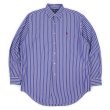 画像1: 90's Polo Ralph Lauren マルチストライプ柄 ボタンダウンシャツ "CLASSIC FIT" (1)