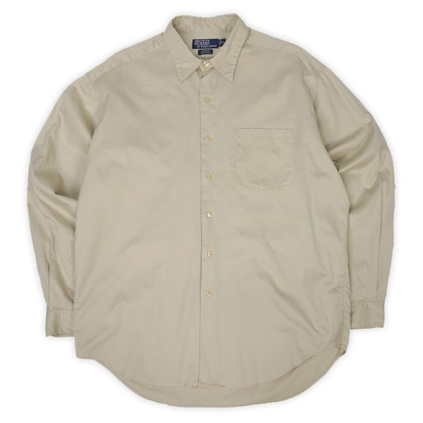 画像1: 90's Polo Ralph Lauren レギュラーカラーシャツ "HARDEN / ポニー無し" (1)