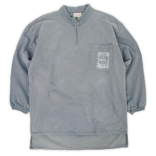 画像1: 90's Quiksilver ハーフジップ コットンプルオーバー "MADE IN USA" (1)