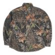 画像1: 00's BEAR CREEK リアルツリーカモ柄 フリースシャツ (1)
