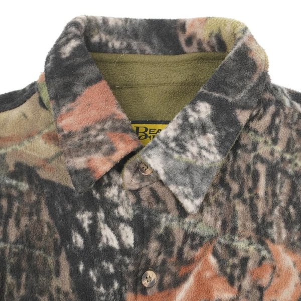 画像3: 00's BEAR CREEK リアルツリーカモ柄 フリースシャツ (3)