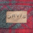 画像2: 00's ORVIS ヘビーネルシャツ "Red × Gray Plaid" (2)