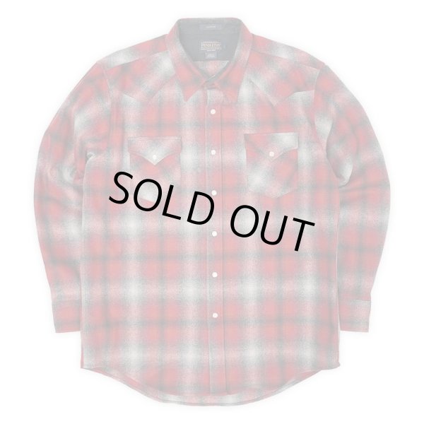 画像1: 00's Pendleton ウールウエスタンシャツ "CANYON / Ombre Plaid" (1)