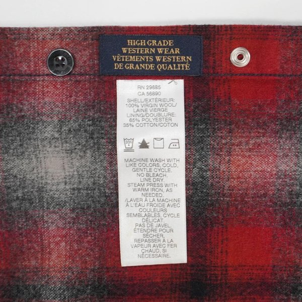 画像3: 00's Pendleton ウールウエスタンシャツ "CANYON / Ombre Plaid" (3)