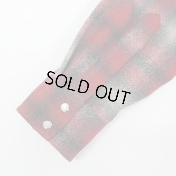 画像5: 00's Pendleton ウールウエスタンシャツ "CANYON / Ombre Plaid" (5)