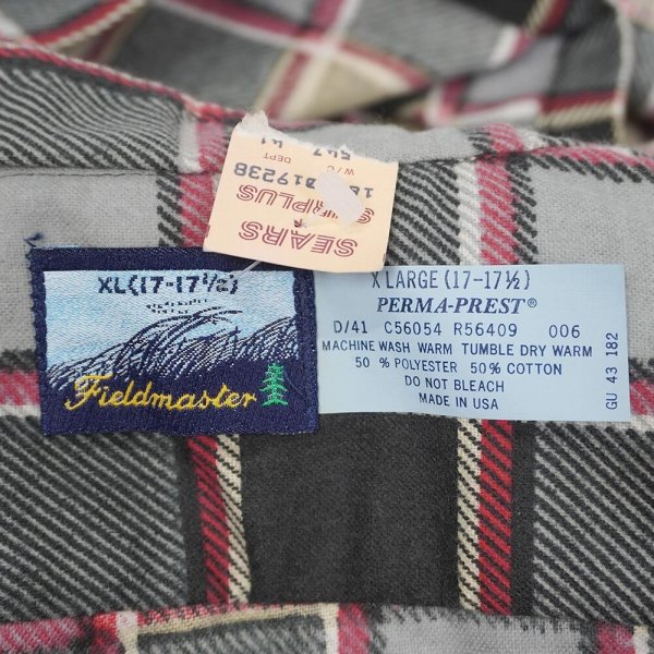 画像2: 80's Fieldmaster プリントネルシャツ "MADE IN USA / DEADSTOCK" (2)