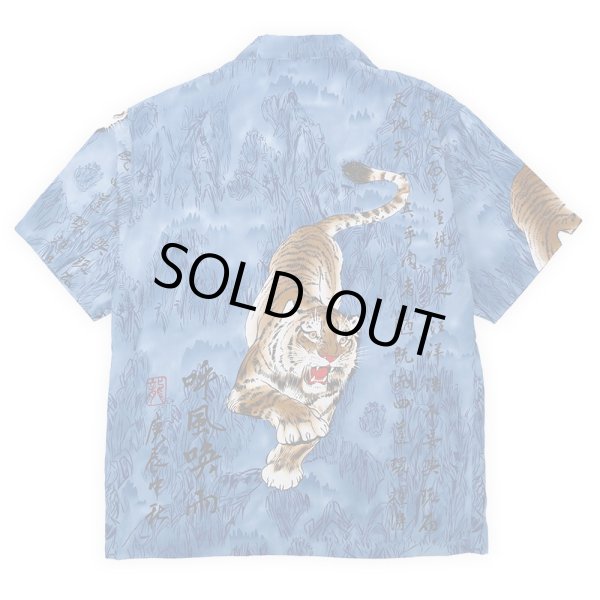 画像2: 90-00's NO BOUNDARIES 総柄 S/S オープンカラーシャツ (2)