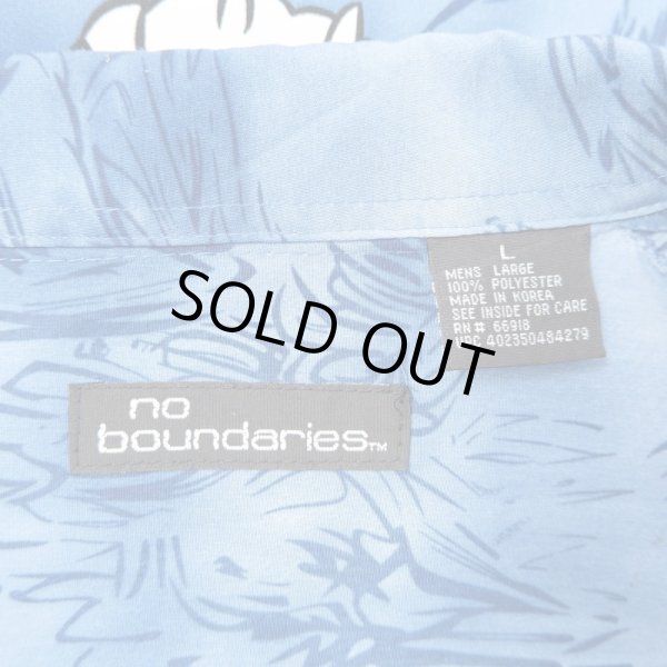 画像3: 90-00's NO BOUNDARIES 総柄 S/S オープンカラーシャツ (3)