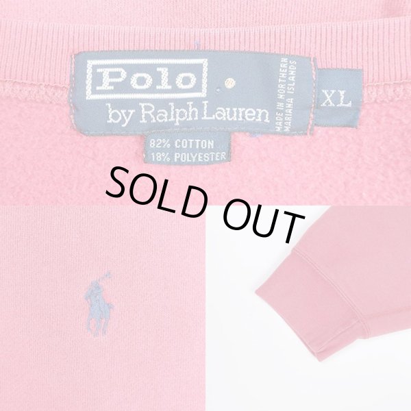 画像3: 90's Polo Ralph Lauren ロゴ刺繍 スウェット (3)