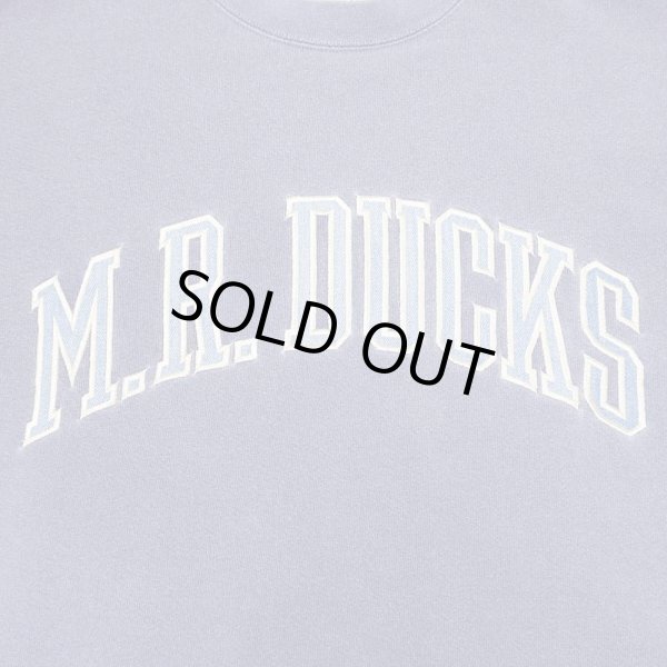 画像2: 90's M.R.DUCKS ロゴ刺繍スウェット "MADE IN USA" (2)