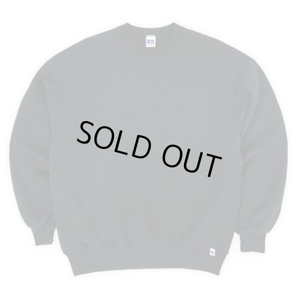 画像1: 90-00's RUSSELL 前V ブランクスウェット "BLACK / sizeXL" (1)