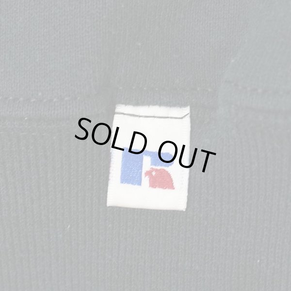 画像4: 90-00's RUSSELL 前V ブランクスウェット "BLACK / sizeXL" (4)