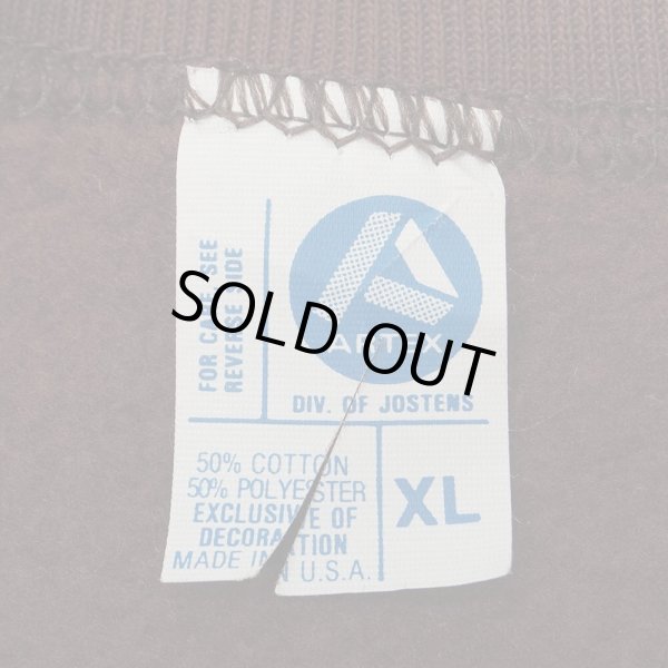 画像2: 70-80's ARTEX ブランクスウェット “BROWN / MADE IN USA” (2)