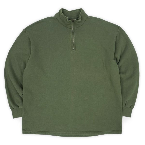 画像1: 90's Lee ハーフジップ ブランクスウェット "MADE IN USA" (1)