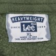 画像2: 90's Lee ハーフジップ ブランクスウェット "MADE IN USA" (2)