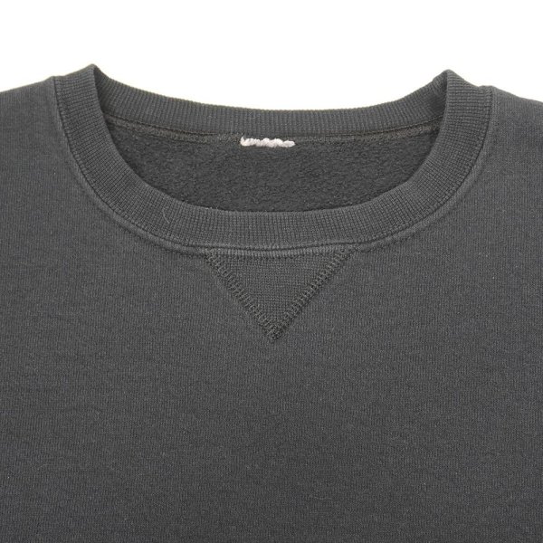 画像3: 00's RUSSELL 前V ブランクスウェット "FADE BLACK" (3)