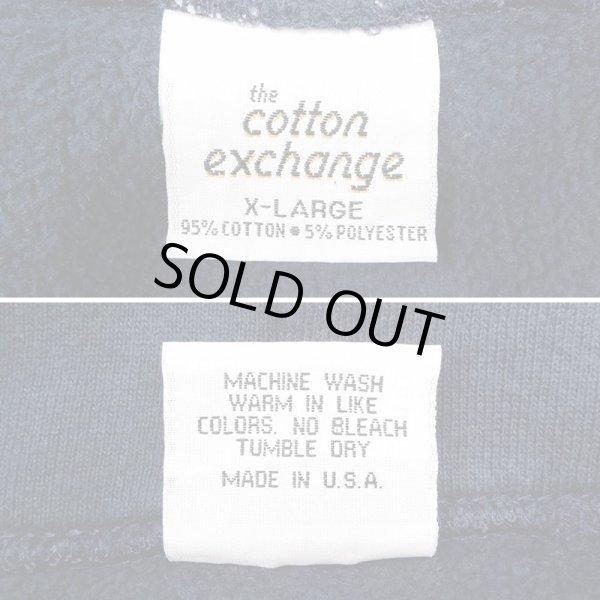 画像2: 90's The Cotton Exchange リバースウィーブタイプパーカー "MADE IN USA" (2)