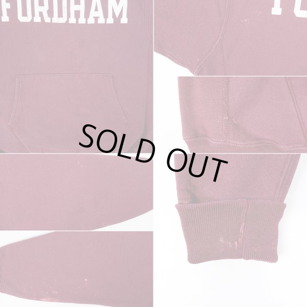 画像4: 90's Champion リバースウィーブ パーカー "FORDHAM / MADE IN USA" (4)