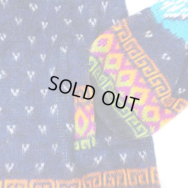 画像6: 00's GRATEFUL DEAD エクアドルニット フーディー (6)