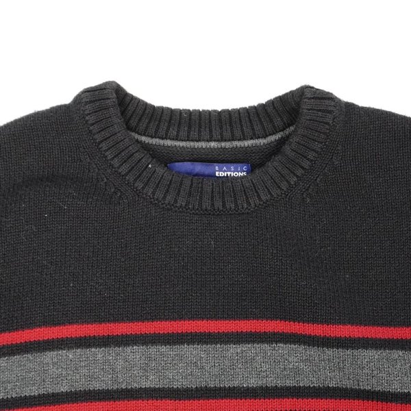 画像3: 00's BASIC EDITIONS クルーネック コットンニット (3)