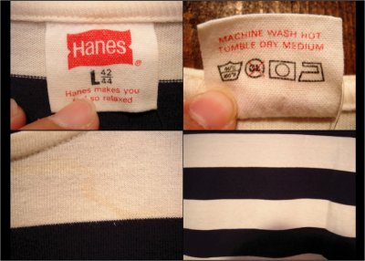 画像2: HANES ボーダーTee