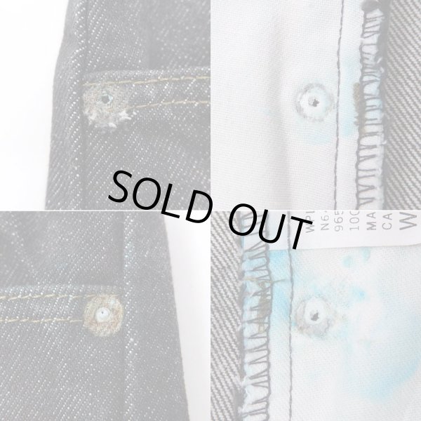画像5: 80's Levi's 505 先染め ブラックデニムパンツ "1WASH / MADE IN USA" (5)