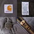 画像3: 00's Carhartt ライトダック ペインターパンツ "CHARCOAL BROWN" (3)