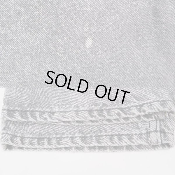 画像4: 00's Levi's 505 ケミカルウォッシュ ブラックデニムパンツ "W36 L30 / MADE IN USA" (4)