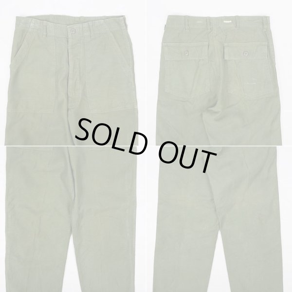 画像5: 60's US.ARMY コットンサテン ベイカーパンツ (5)