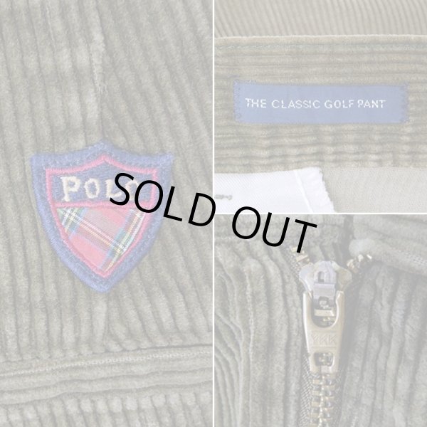 画像4: 90's Polo Ralph Lauren 2タック 太畝コーデュロイトラウザー "MADE IN USA" (4)