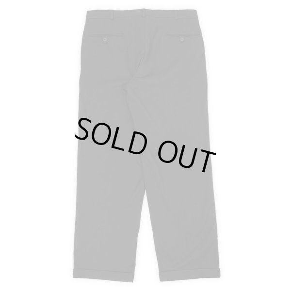 画像2: Early 00's Slates 2タックトラウザー “BLACK / W34 L30” (2)