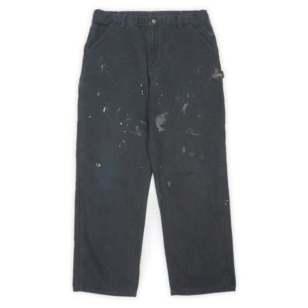 画像1: 00's Carhartt ダックペインターパンツ "B11 BLK" (1)