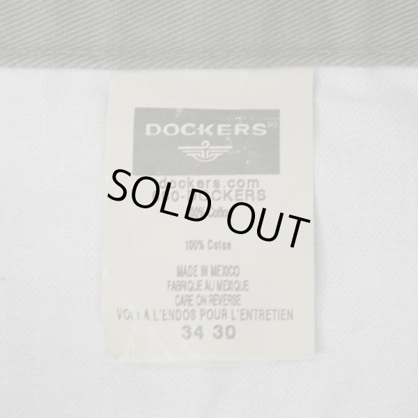 画像4: Early 00's DOCKERS 2タック チノトラウザー "OLIVE / W34 L30" (4)