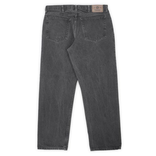 画像2: 00's Wrangler ブラックデニムパンツ "W34 L30" (2)