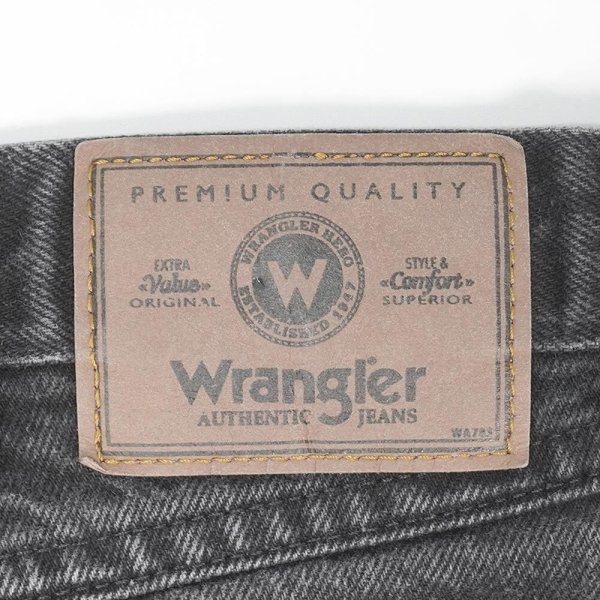 画像3: 00's Wrangler ブラックデニムパンツ "W34 L30" (3)