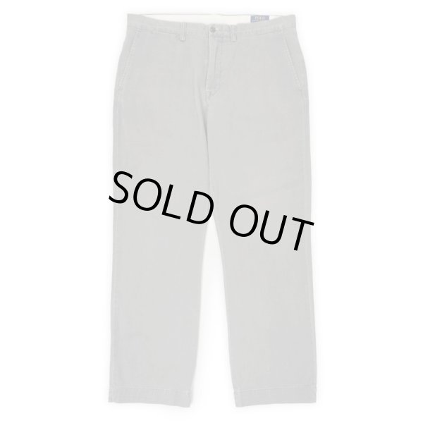 画像1: 00's Polo Ralph Lauren ノータックチノトラウザー "CLASSIC FIT / W34 L30" (1)