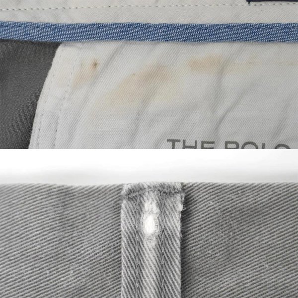 画像5: 00's Polo Ralph Lauren ノータックチノトラウザー "CLASSIC FIT / W34 L30" (5)