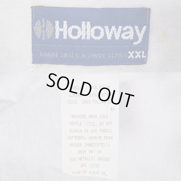 画像3: 90's Holloway プルオーバー ナイロンスタジャン “MADE IN USA / DEADSTOCK” (3)