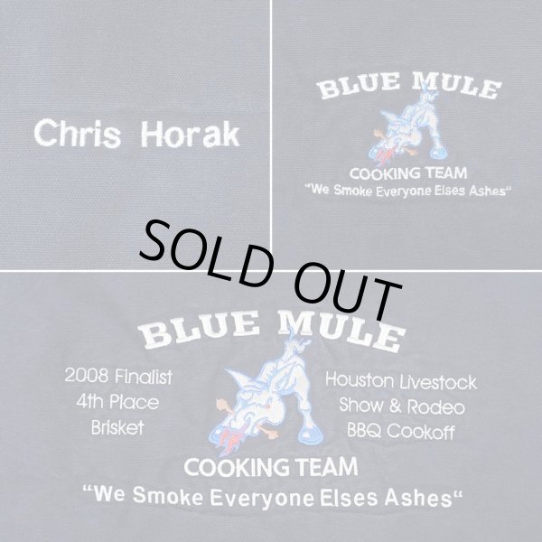 画像3: 00's Carhartt アクティブジャケット “NAVY / BLUE MULE COOKING TEAM” (3)