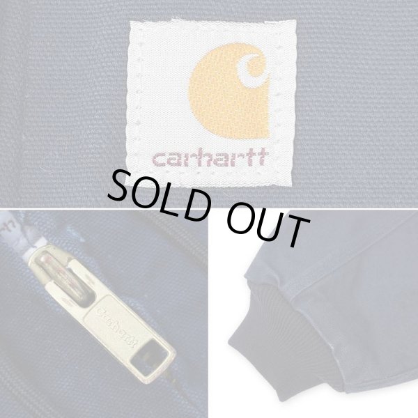 画像5: 00's Carhartt アクティブジャケット “NAVY / BLUE MULE COOKING TEAM” (5)
