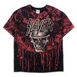 画像1: 00's SLAYER オールオーバープリントTシャツ (1)