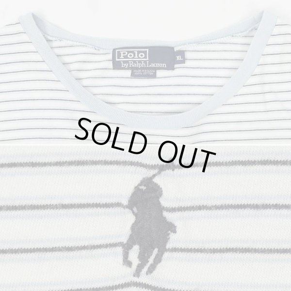 画像3: 90's Polo Ralph Lauren マルチボーダーTシャツ (3)