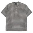 画像1: 90's DOCKERS マルチボーダー柄 ヘンリーネックTシャツ (1)