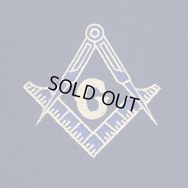 画像2: 00's Freemasonry ロゴ刺繍Tシャツ (2)
