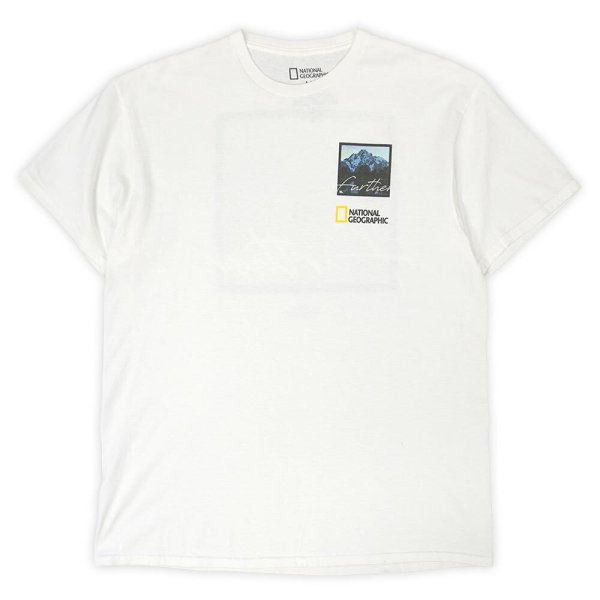 画像1: 00's National Geographic 両面プリントTシャツ "further" (1)