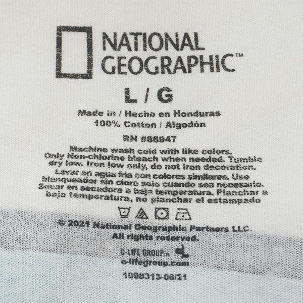 画像3: 00's National Geographic 両面プリントTシャツ "further" (3)